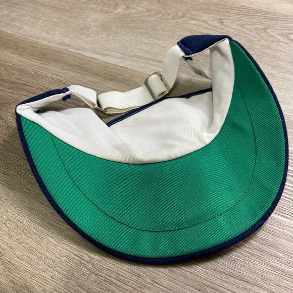 Vintage West Virginia Mountaineers NCAA Adjustable Visor Hat Blue‎ Unisex Adult - Picture 5 of 7